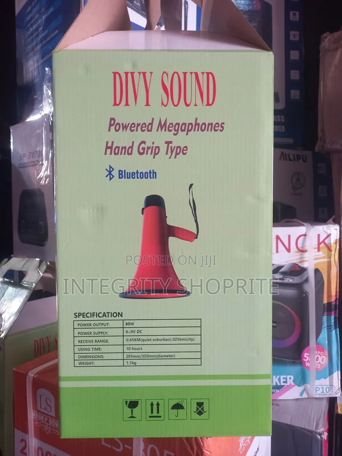 Divy Sound
Powered Megaphones
Hand Grip Type Bluetooth