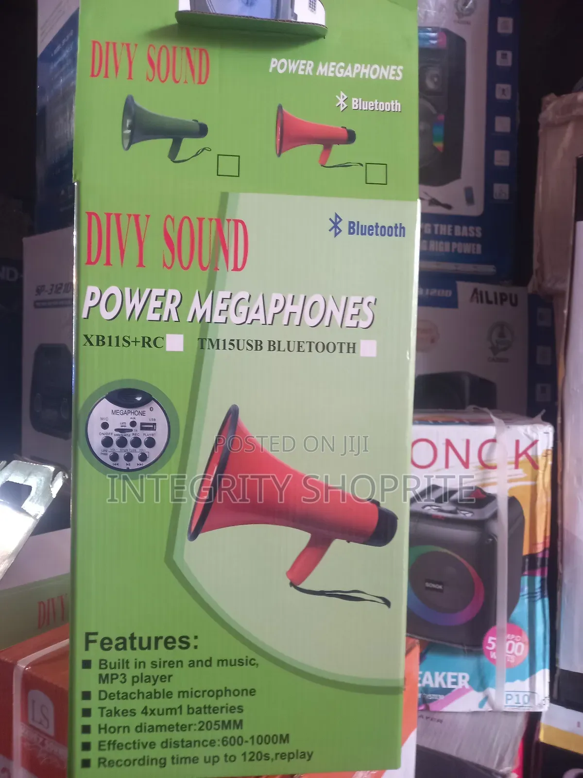 Divy Sound
Powered Megaphones
Hand Grip Type Bluetooth