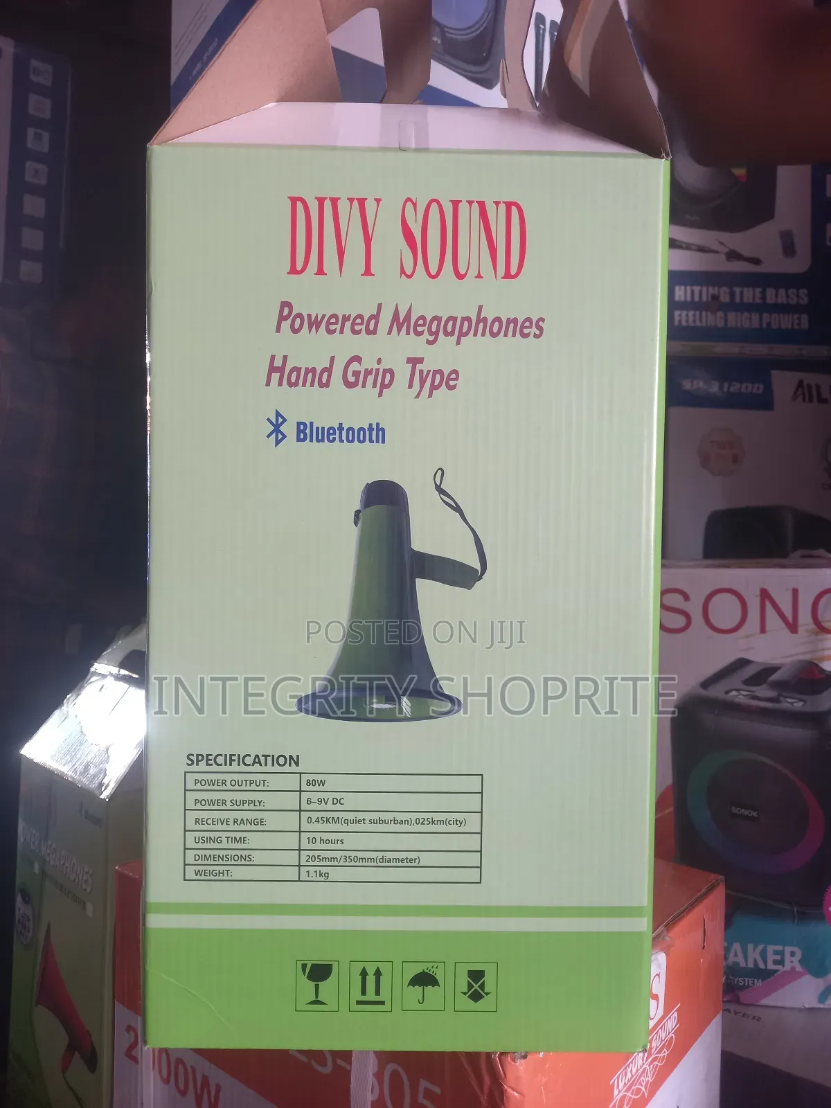 Divy Sound
Powered Megaphones
Hand Grip Type Bluetooth