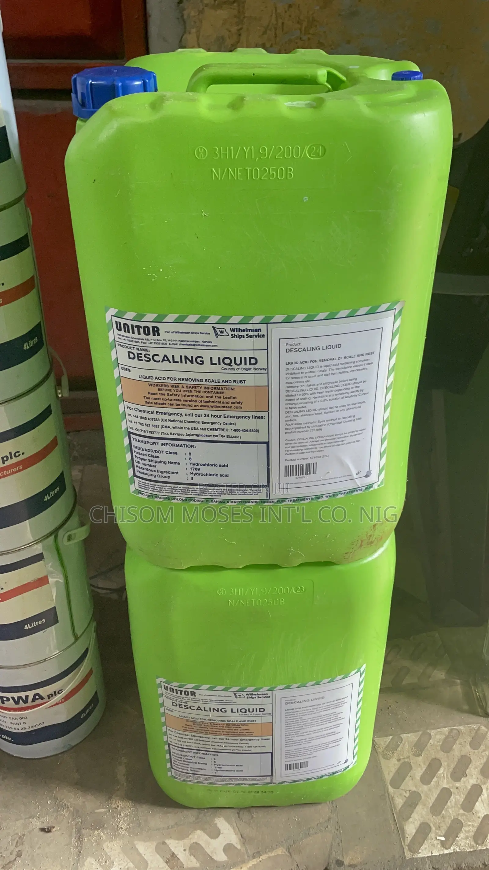 Unitor Descaling Liquid