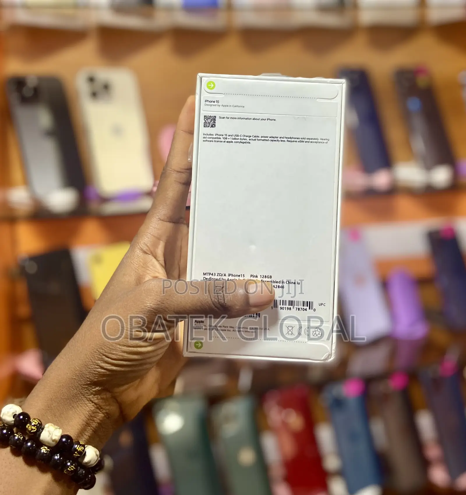 New Apple iPhone 15 128 GB Pink