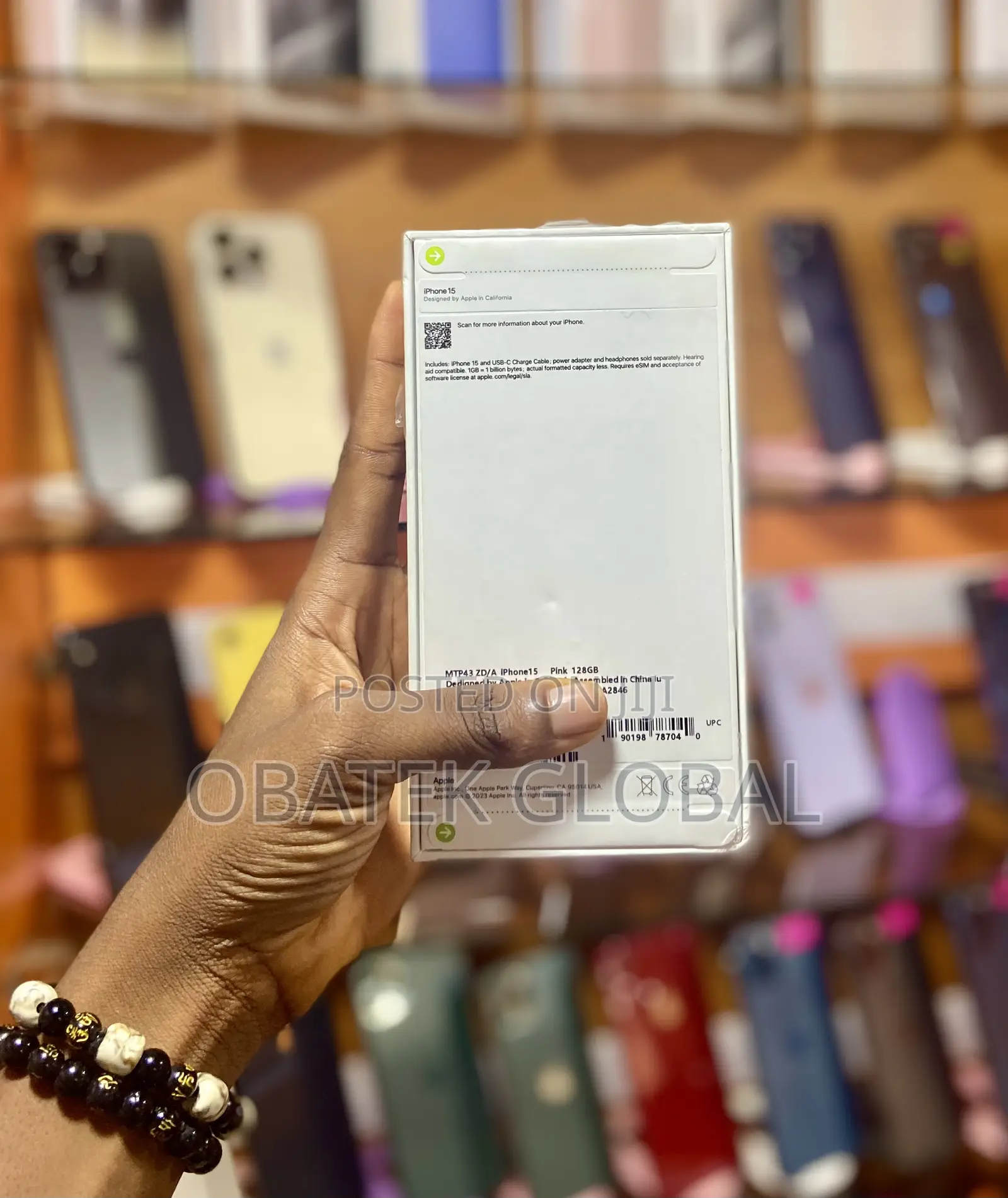 New Apple iPhone 15 128 GB Pink