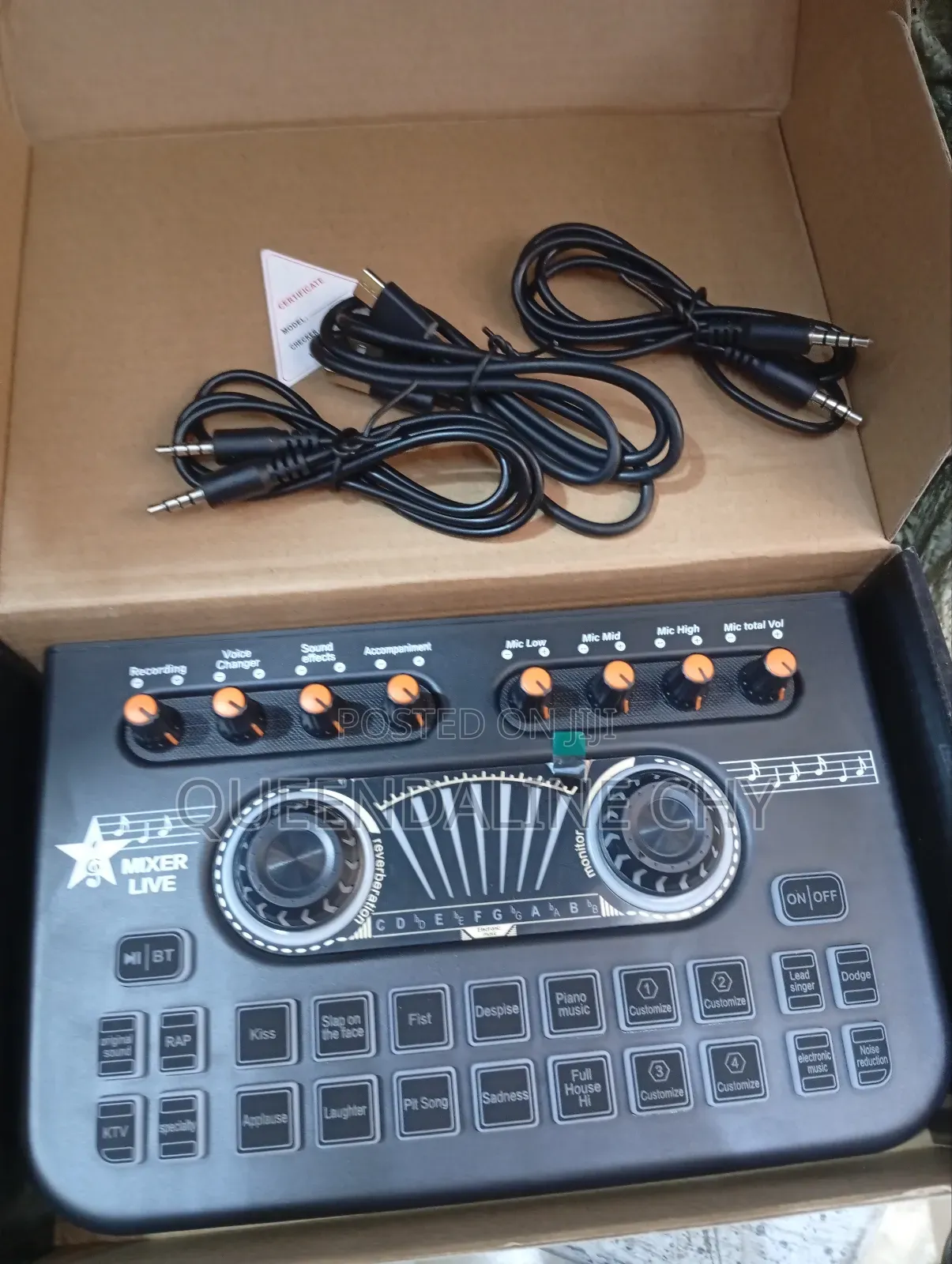 Professional Digital Mixer Sound Card