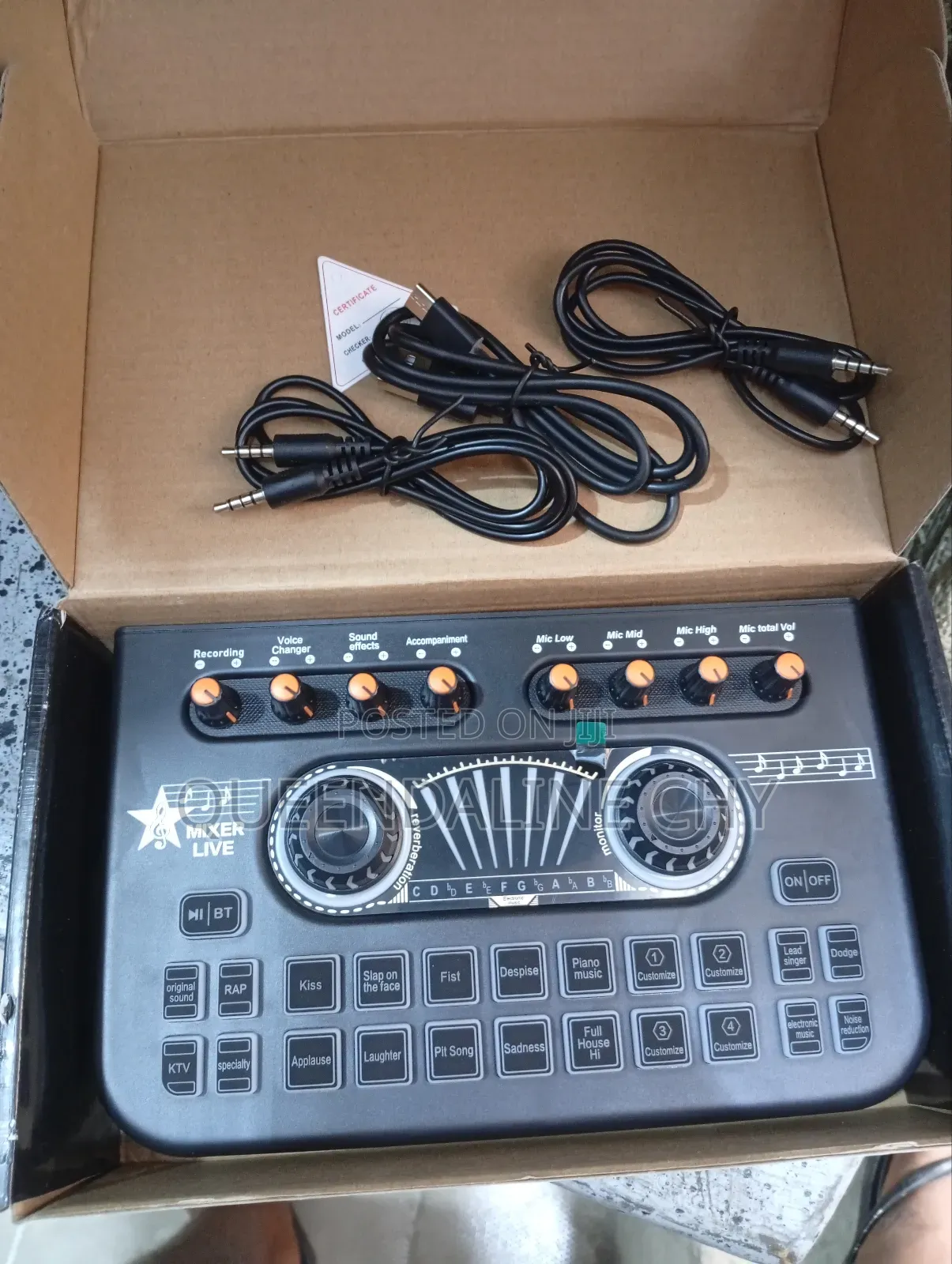 Professional Digital Mixer Sound Card