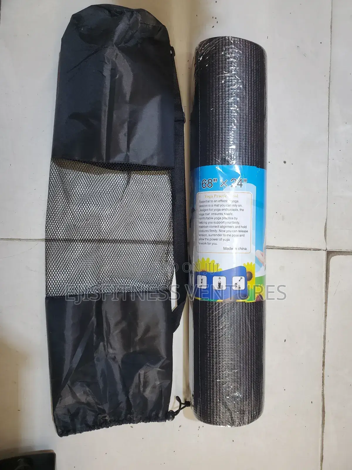 Black Yoga Mat
