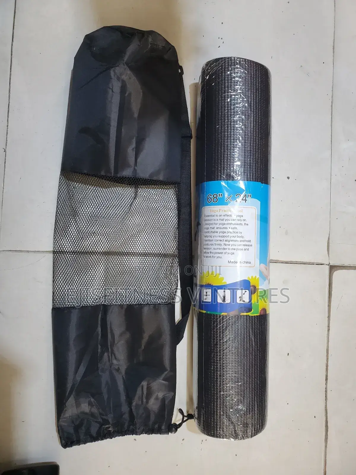 Black Yoga Mat