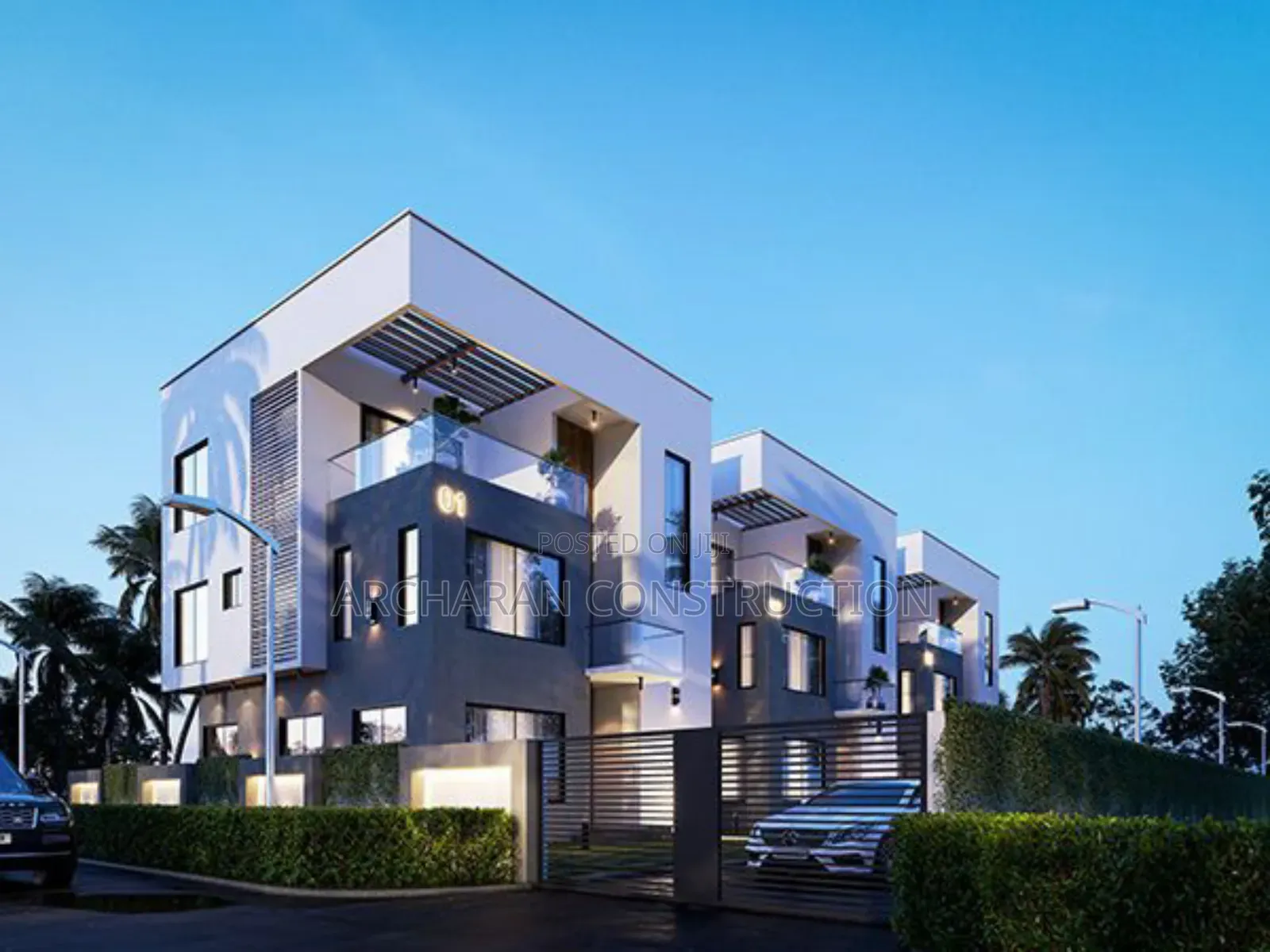 4 Bedroom Duplex Design for Estate in Sangotedo