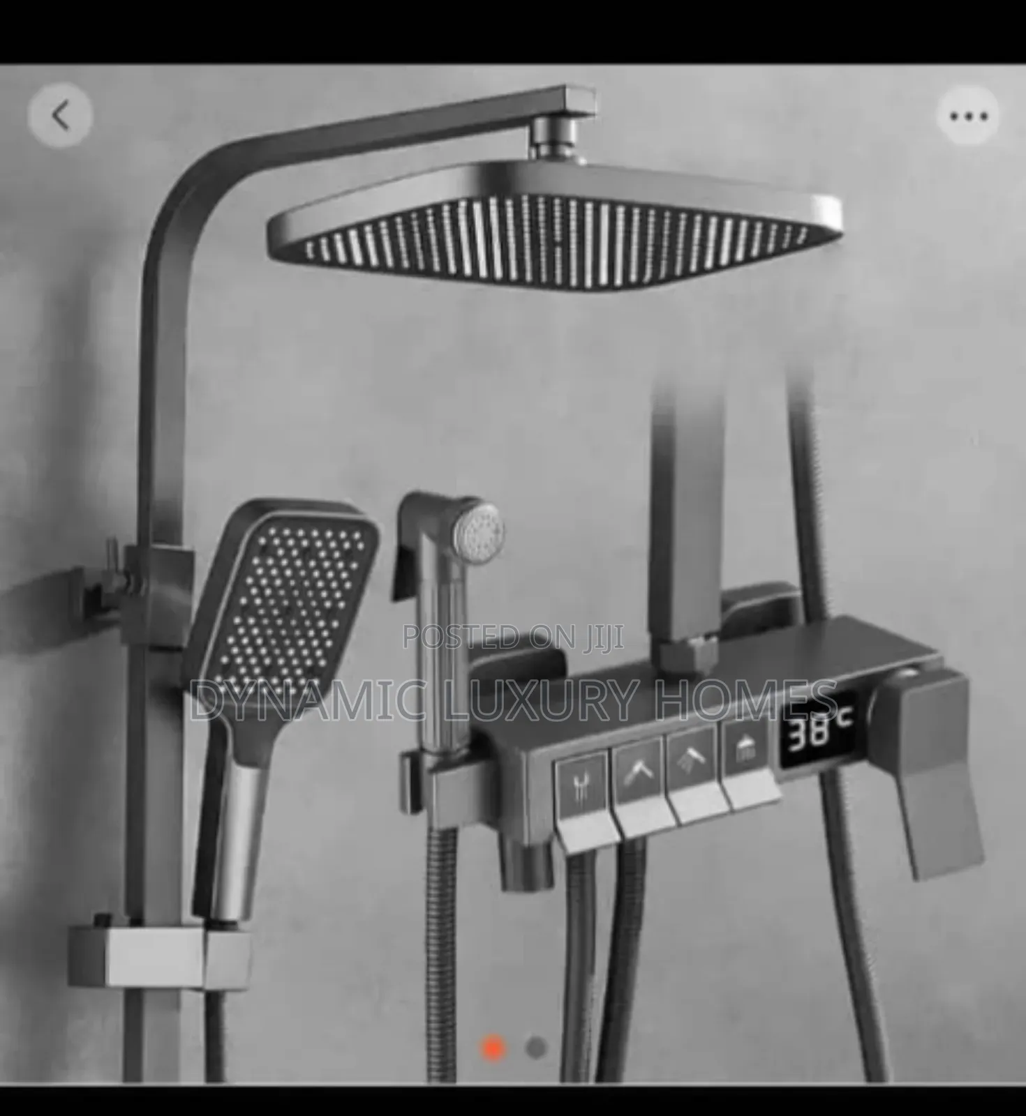 Digital Heavy Gauge Piano Standing Shower Mixer