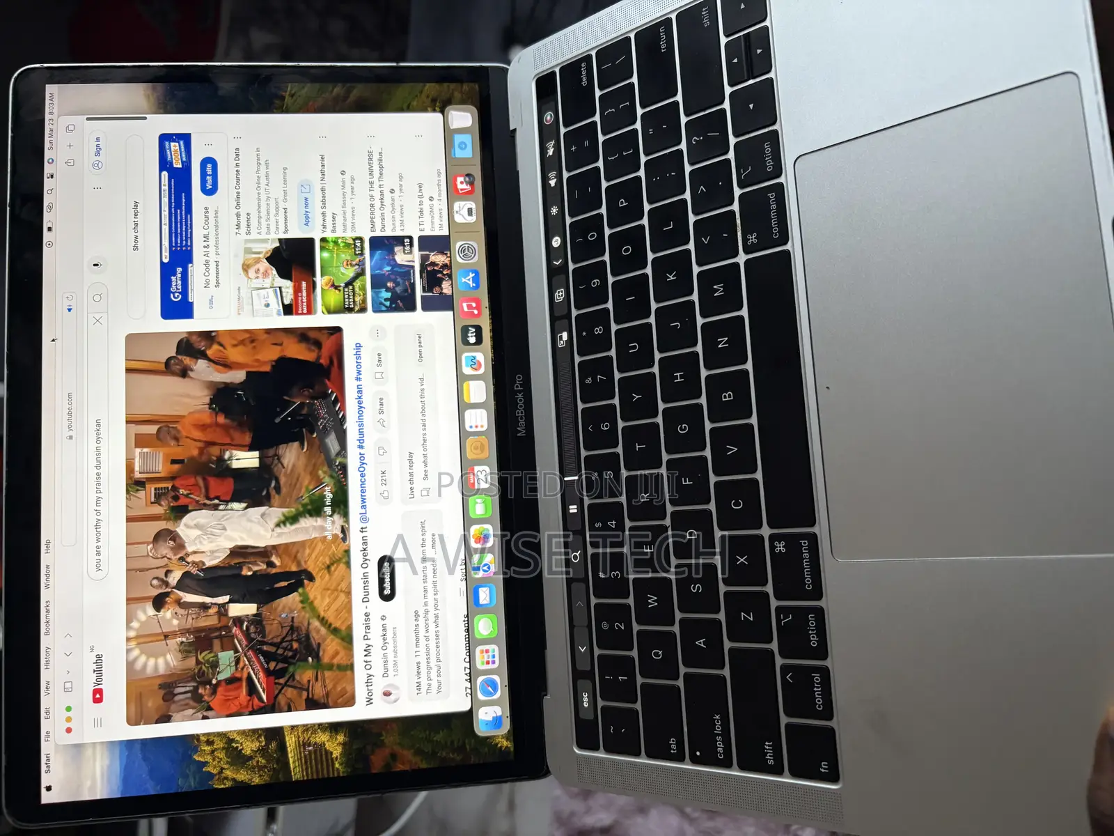 Laptop Apple MacBook Pro 2018 8GB Intel Core I5 SSD 256GB