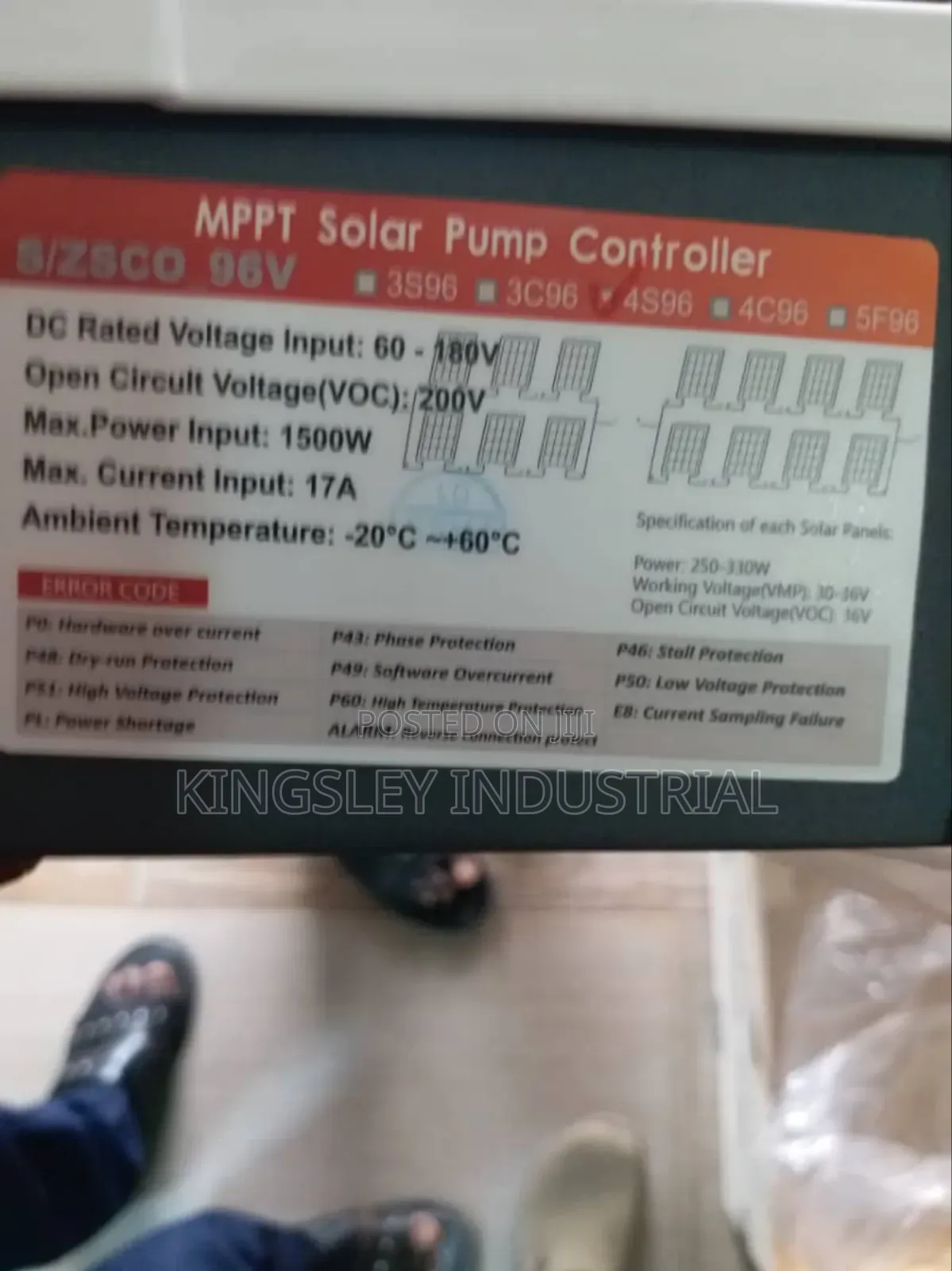 Ac and Dc Solar Surface Water Pump 1hp 750w