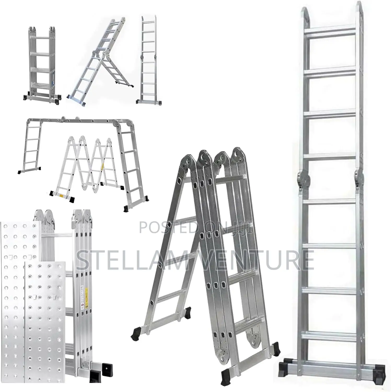 4x4 Aluminum Foldable Ladder
