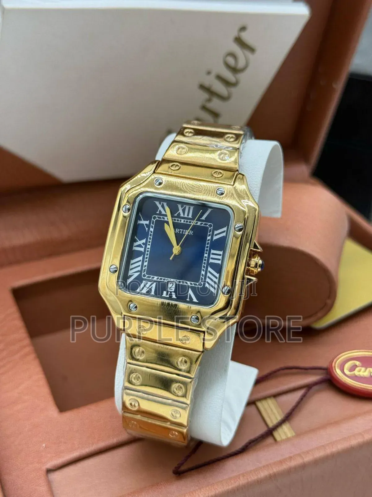 Cartier Unisex•• Steel Watch in Silver and Gold
