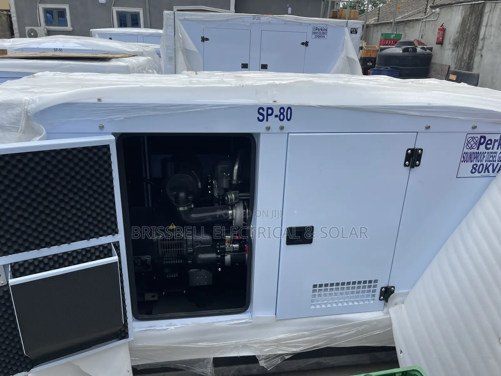 Silent England Perkins Soundproof Diesel Generator 80kva