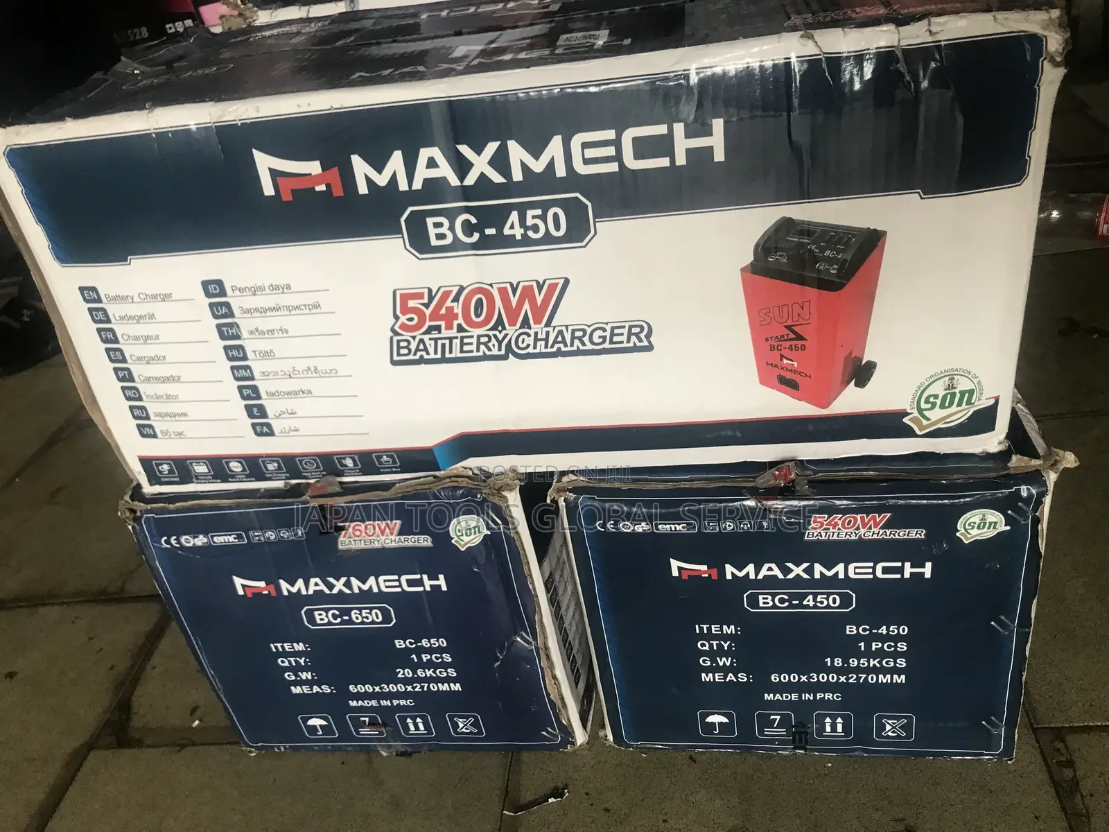 Maxmech Battery Charger 540w Bc-450