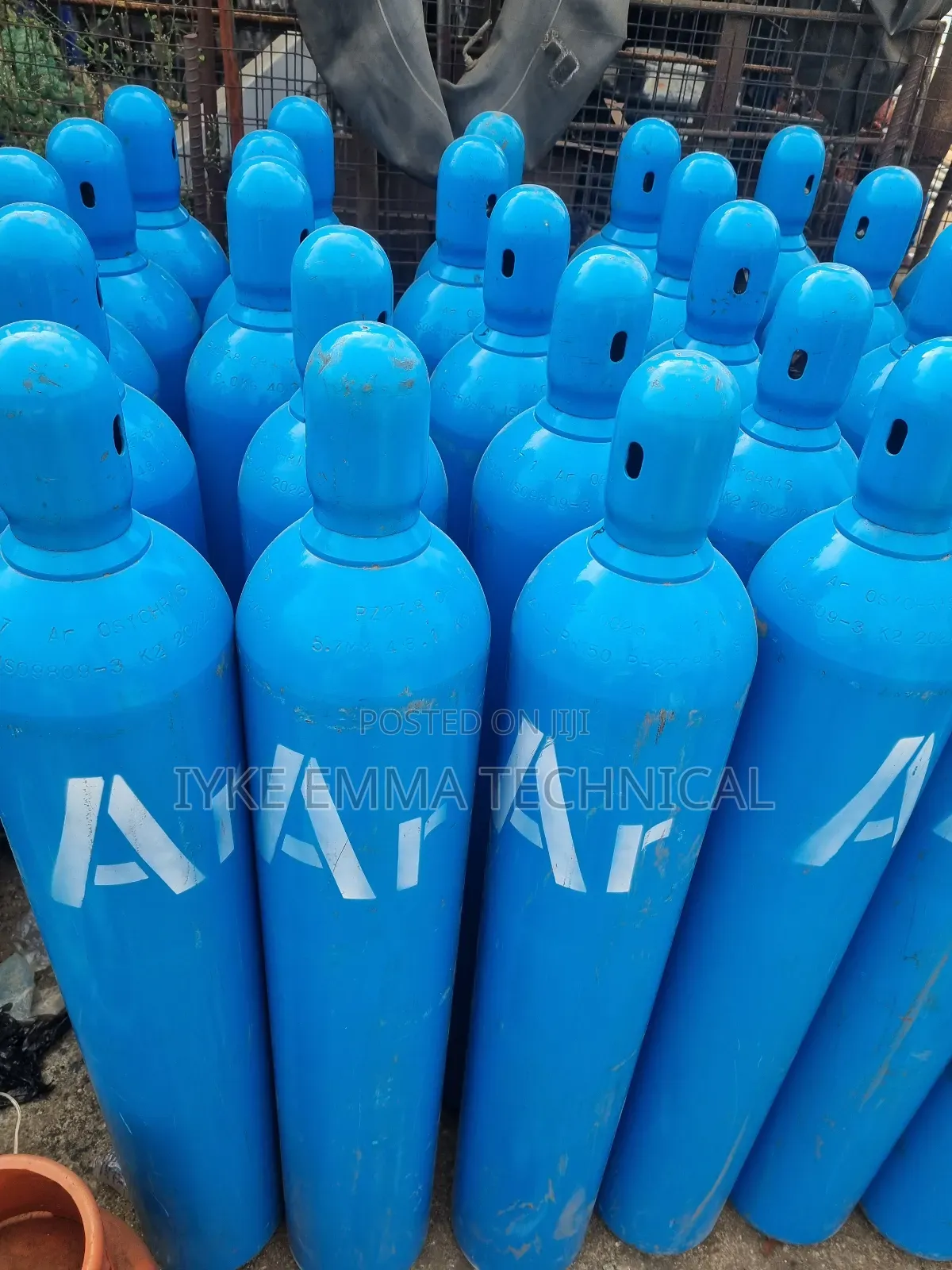 Argon Gas Cylinder 50l 200bar 99.9999% Purity