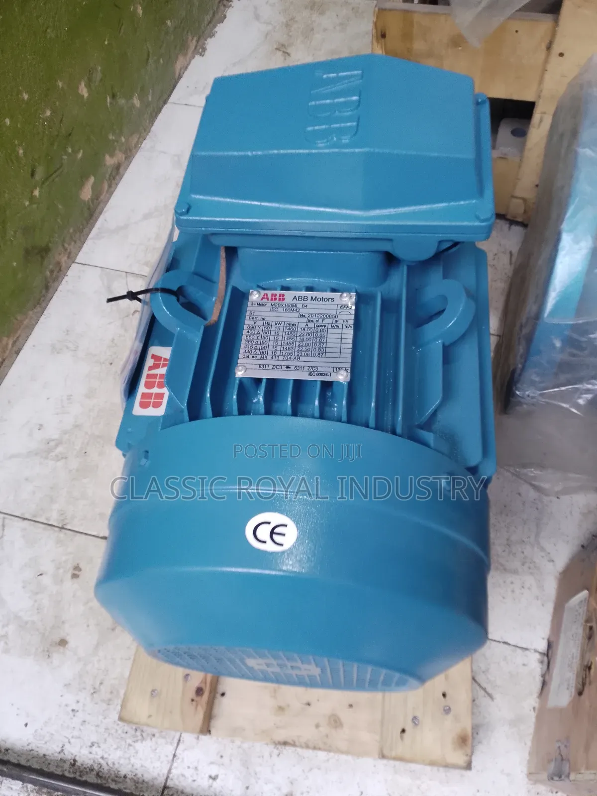 15 Kw ABB Electric Motor Foot Mounting 1460 RPM