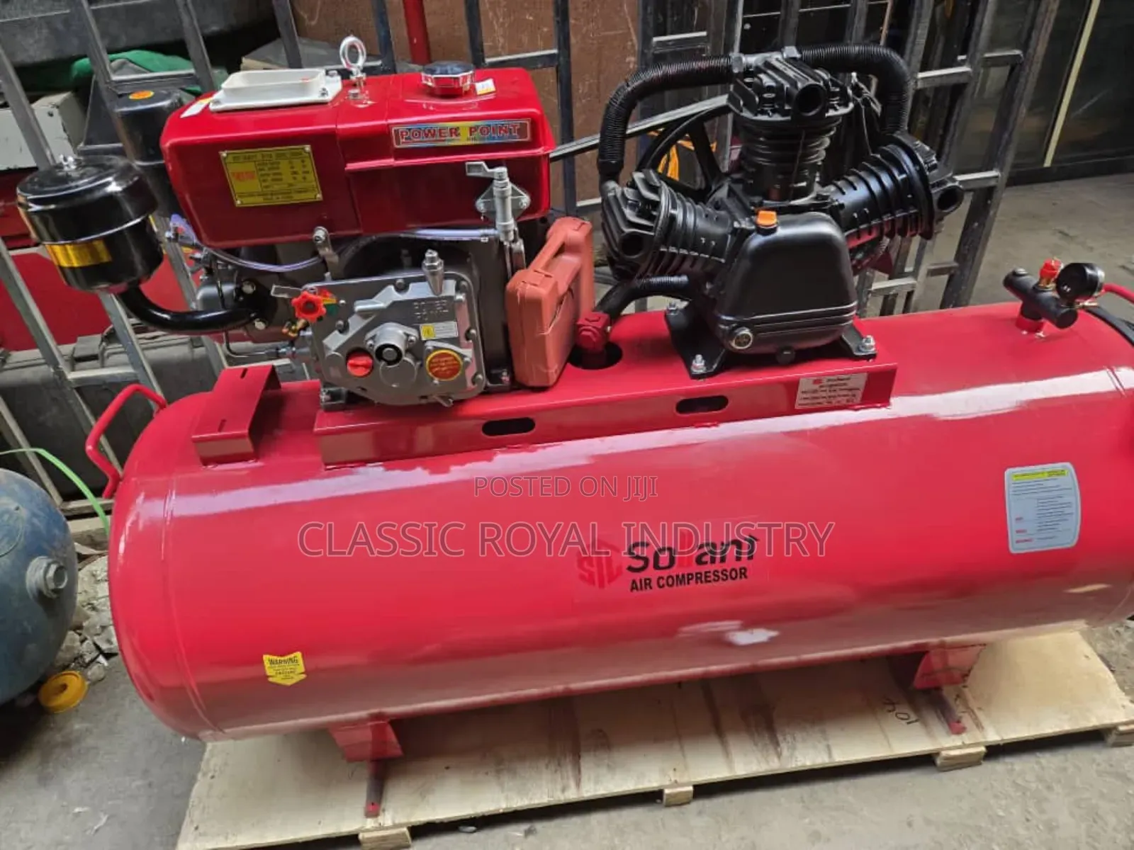 500 Liters Air Compressor Diesel Engine