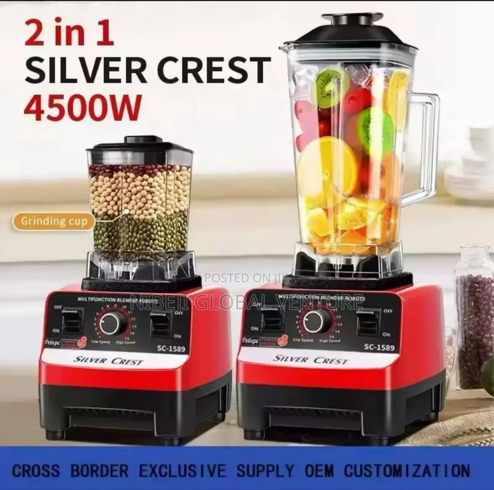 4500w Silver Crest Blender