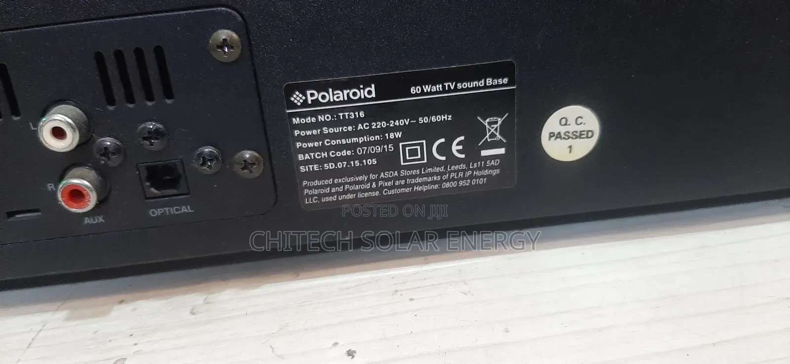 Polaroid Flats Soundbar All in One