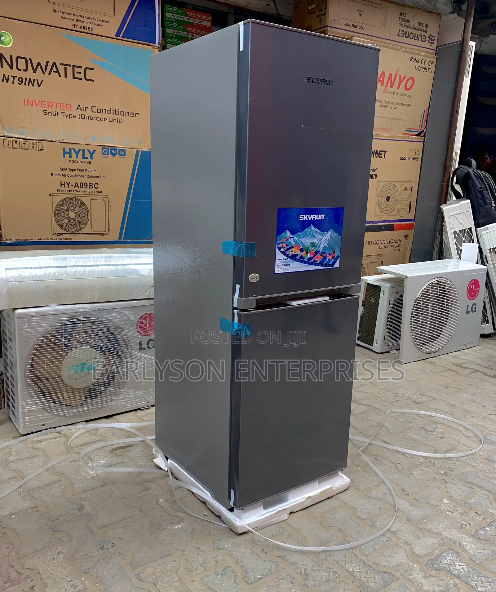 Skyrun Double Door Fridge and Freezer