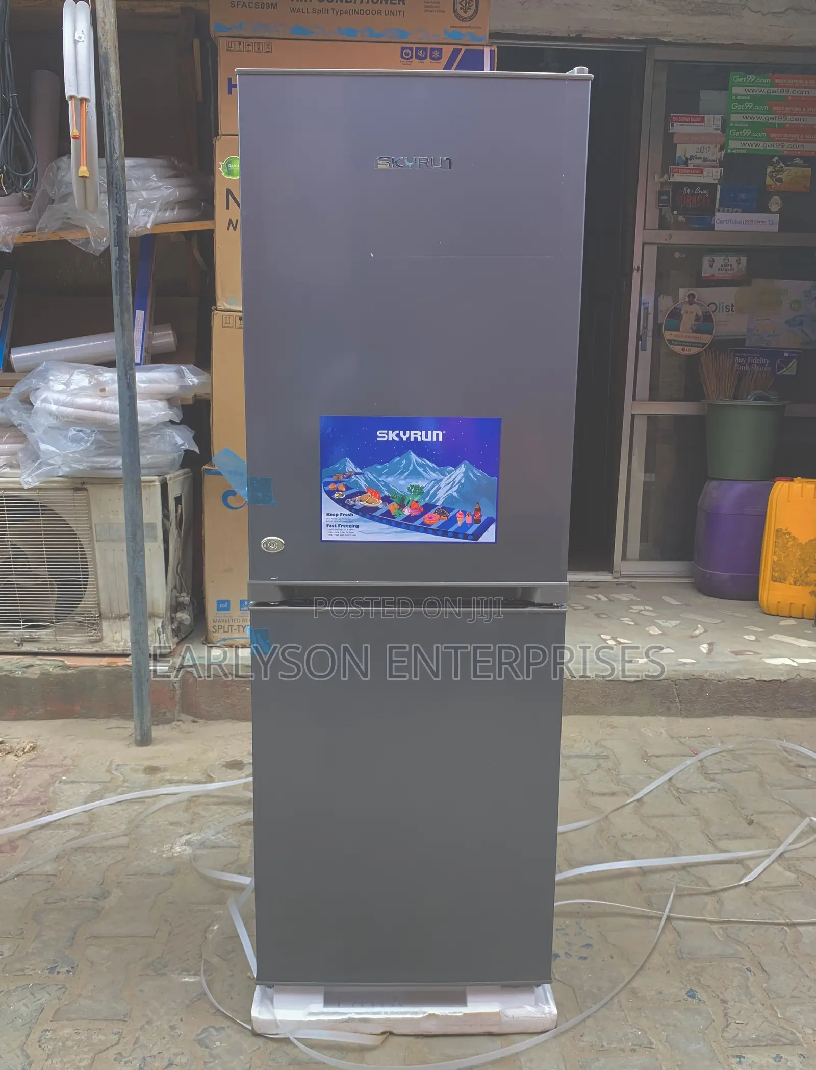 Skyrun Double Door Fridge and Freezer