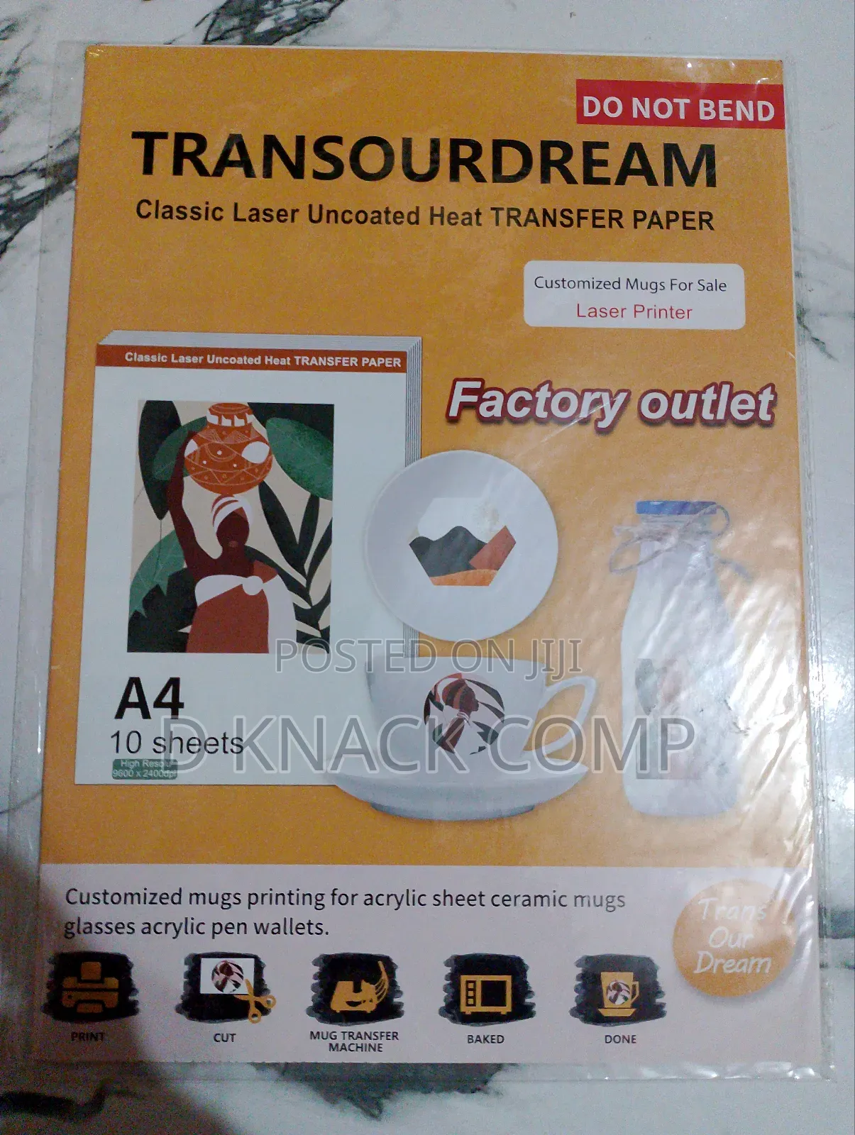 10 Sheets Classic Laser Uncoated Heat Transfer Paper