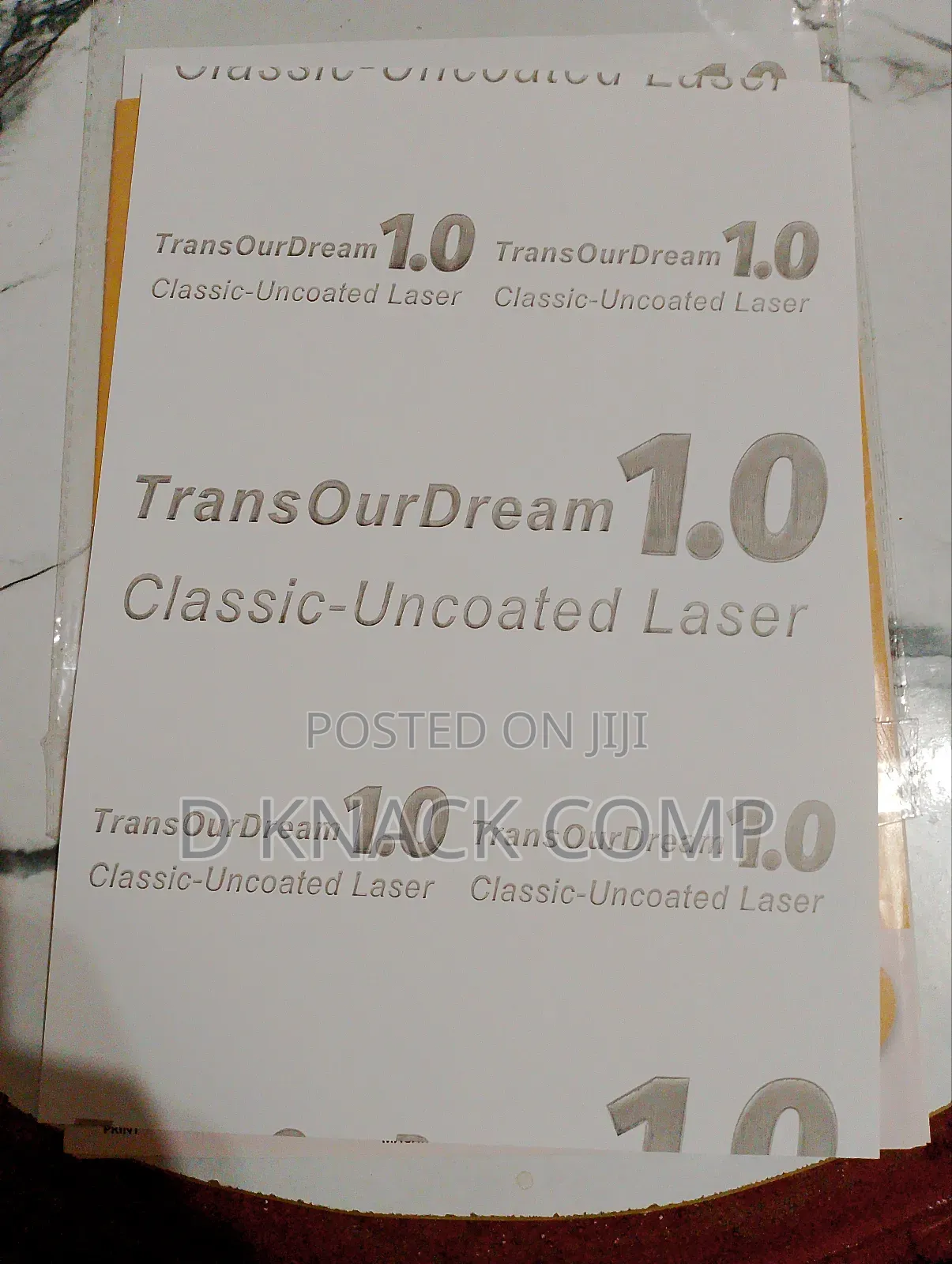 10 Sheets Classic Laser Uncoated Heat Transfer Paper