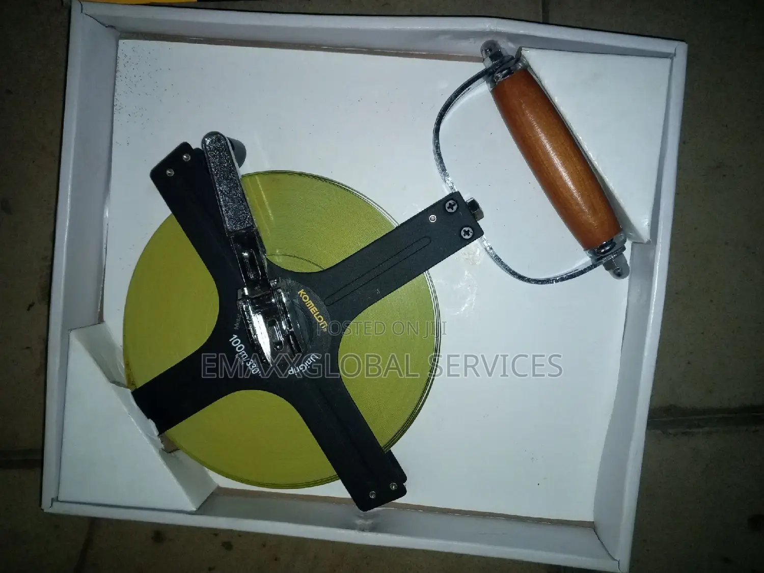 100mm/330ft Unigrip Metal Frame Long Steel Measuring Tape