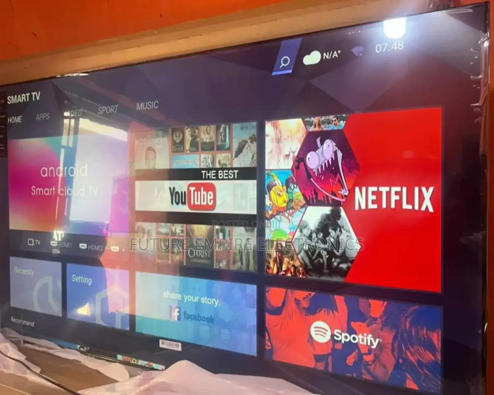 Original 85inche Hisense Smart Frameless Pro Max 