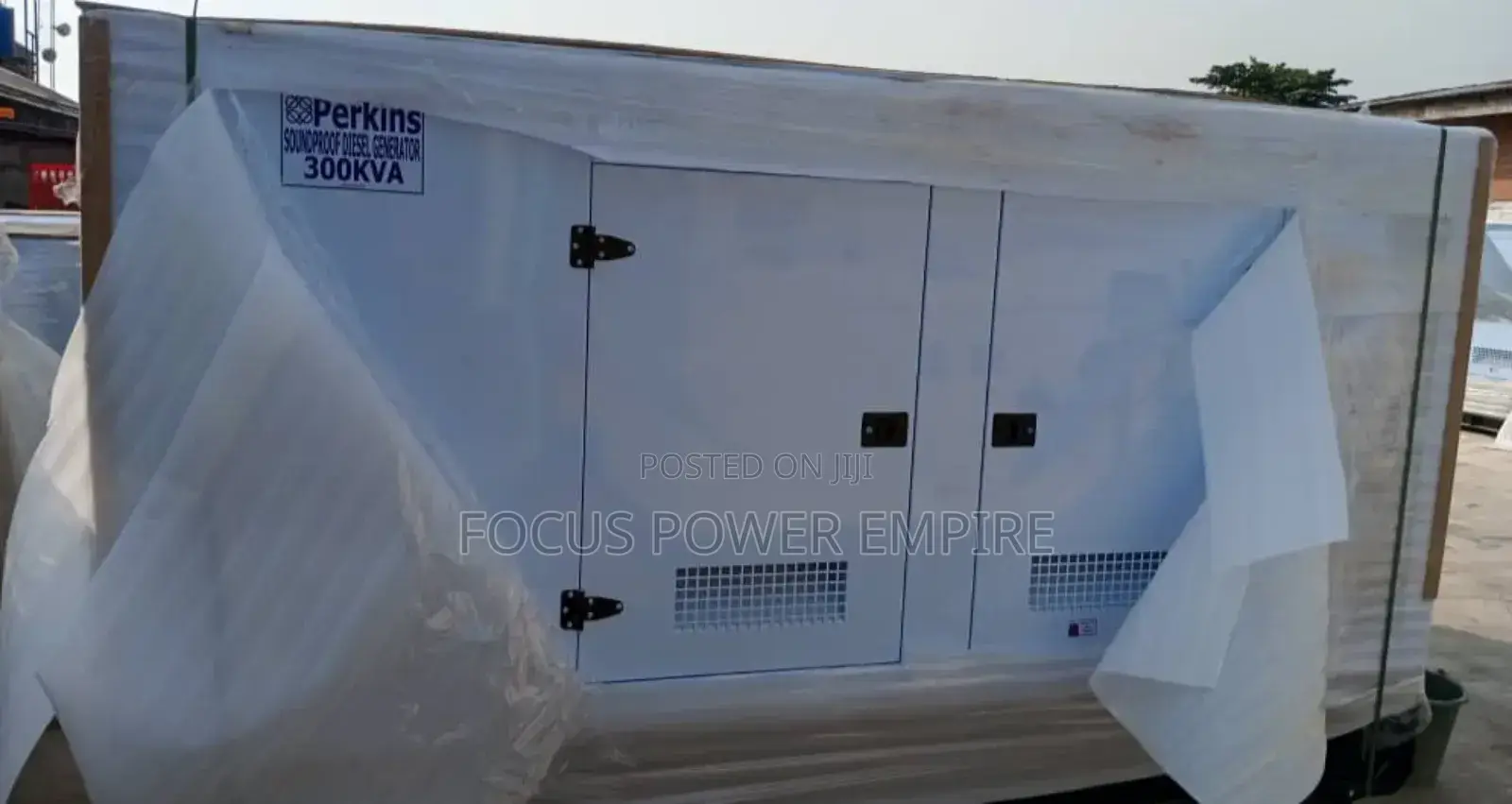 Original 300kva Perkins Diesel Soundproof Gen  Copper Coil