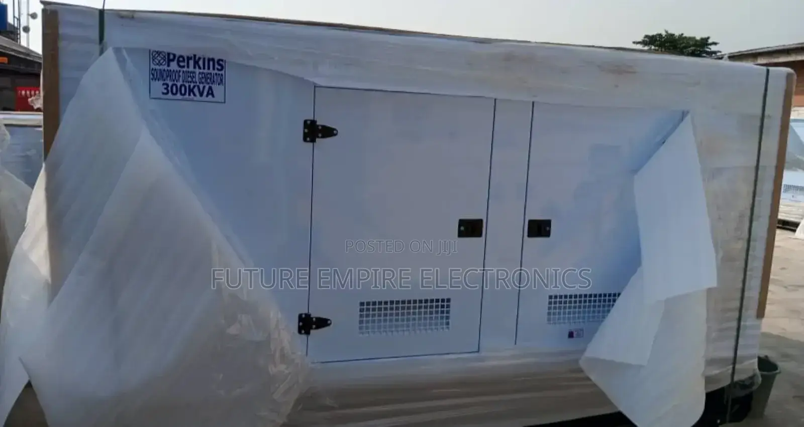 Original 300kva Perkins Diesel Soundproof Gen  Copper Coil