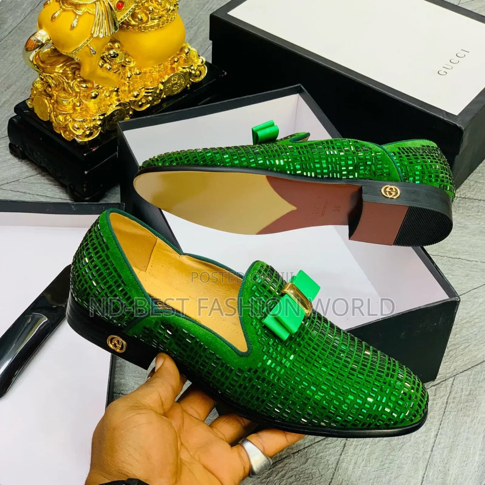 Gucci Green Shoes