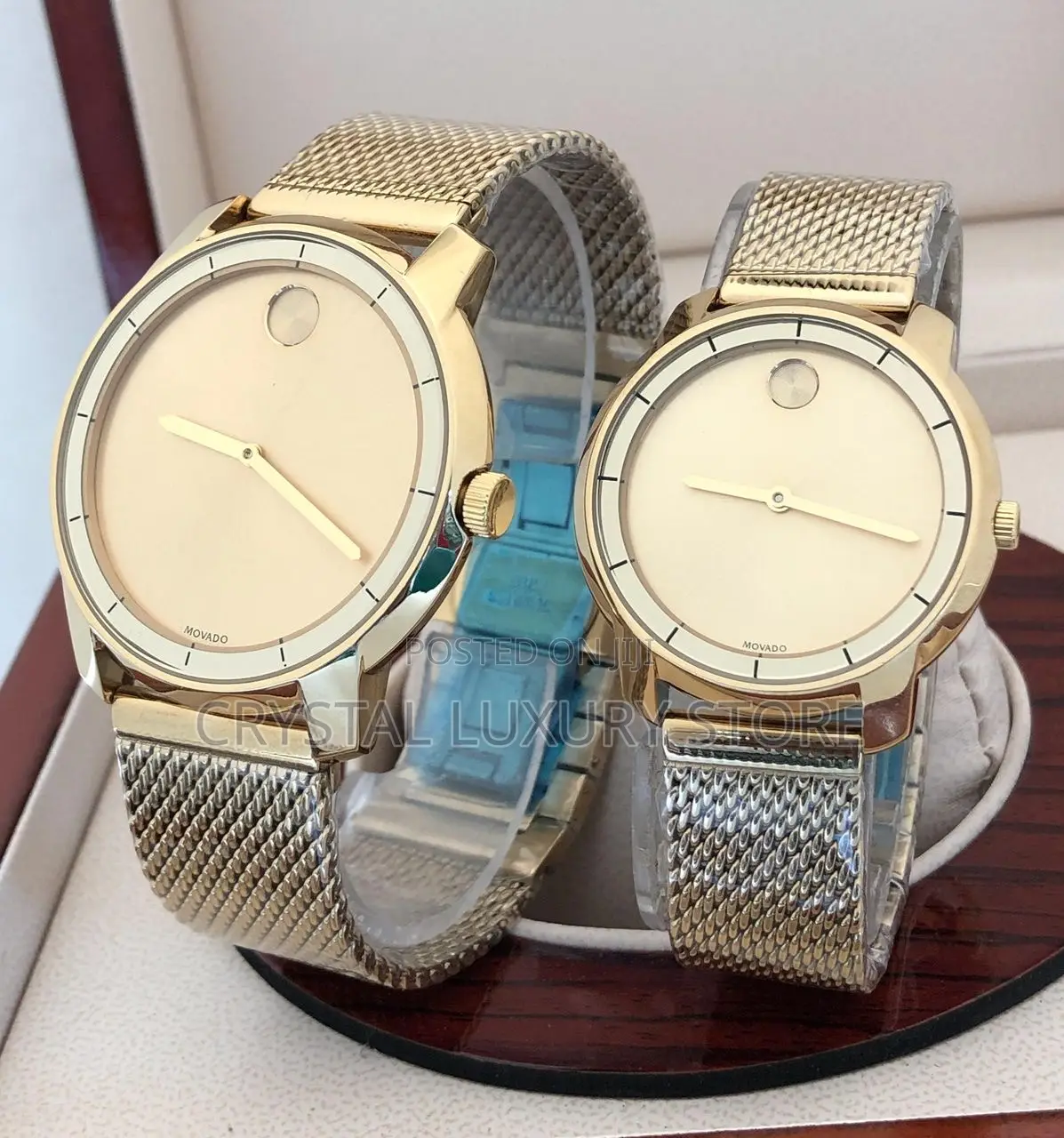 Movodo Quality Luxury Couple Set Wristwatch