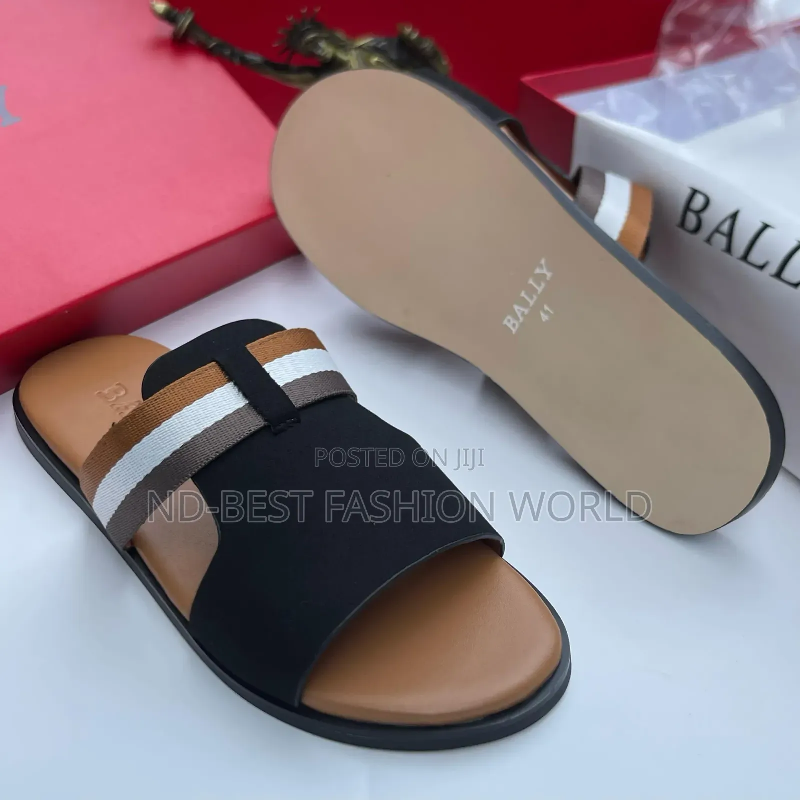 Pure Quality Leather Louise Vittuon Slippers