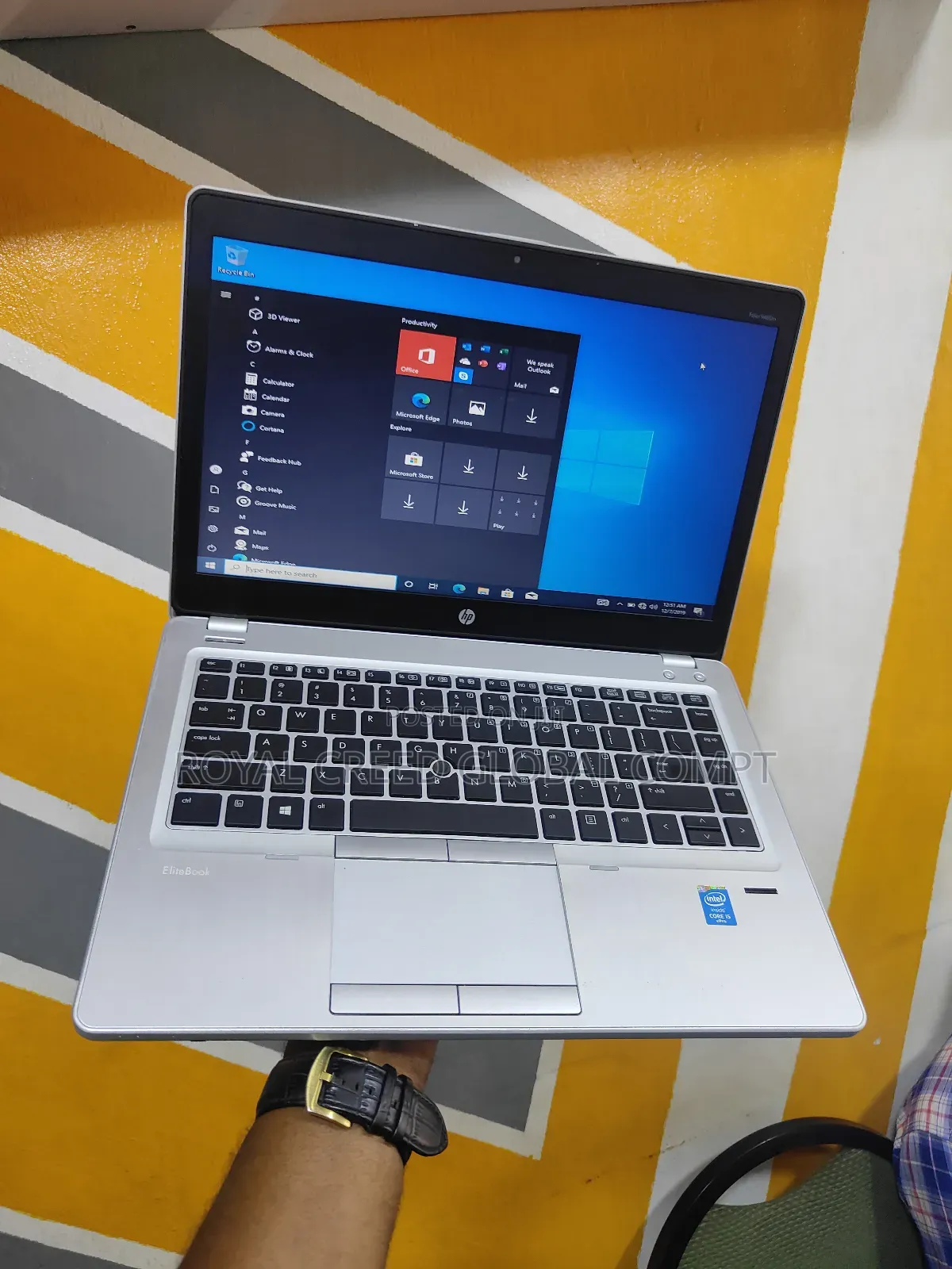 Laptop HP EliteBook Folio 8GB Intel Core I5 SSD 256GB