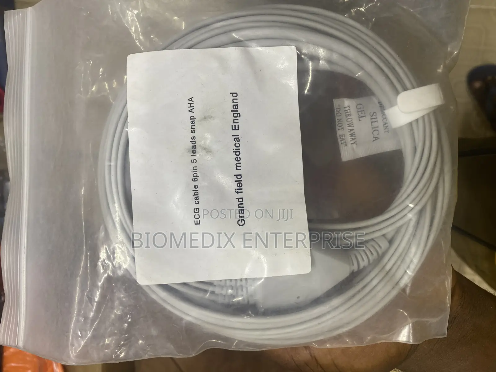 Ecg Cable Probs 6pin 5 Leads Snap Aha