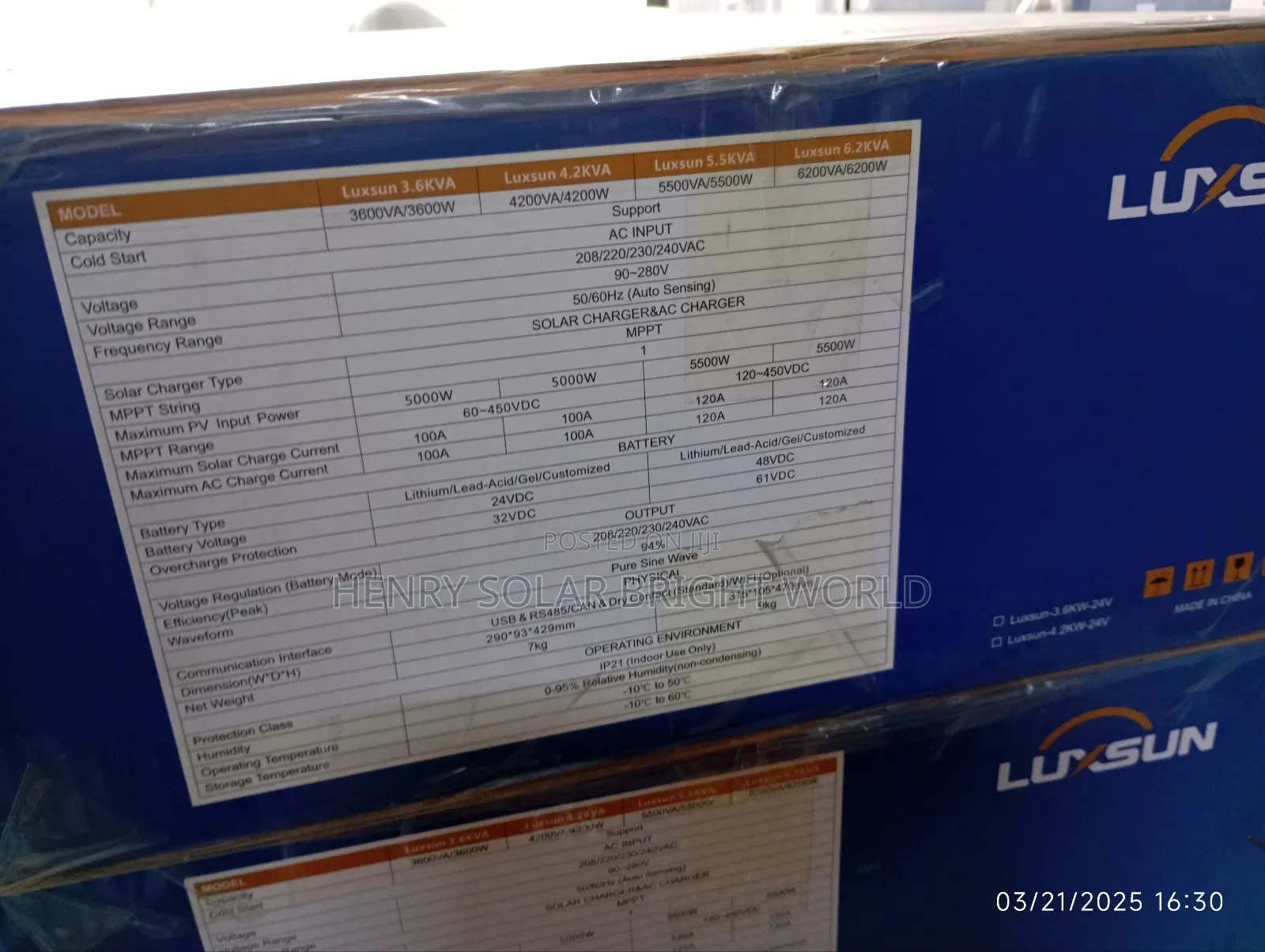 Luxsun 4.2kva 24v Hibrid Inverter