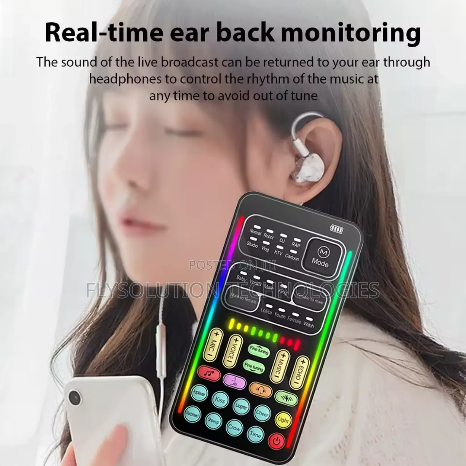 I9 Voice Changer Mini Multiple Audio Effect Bluetooth