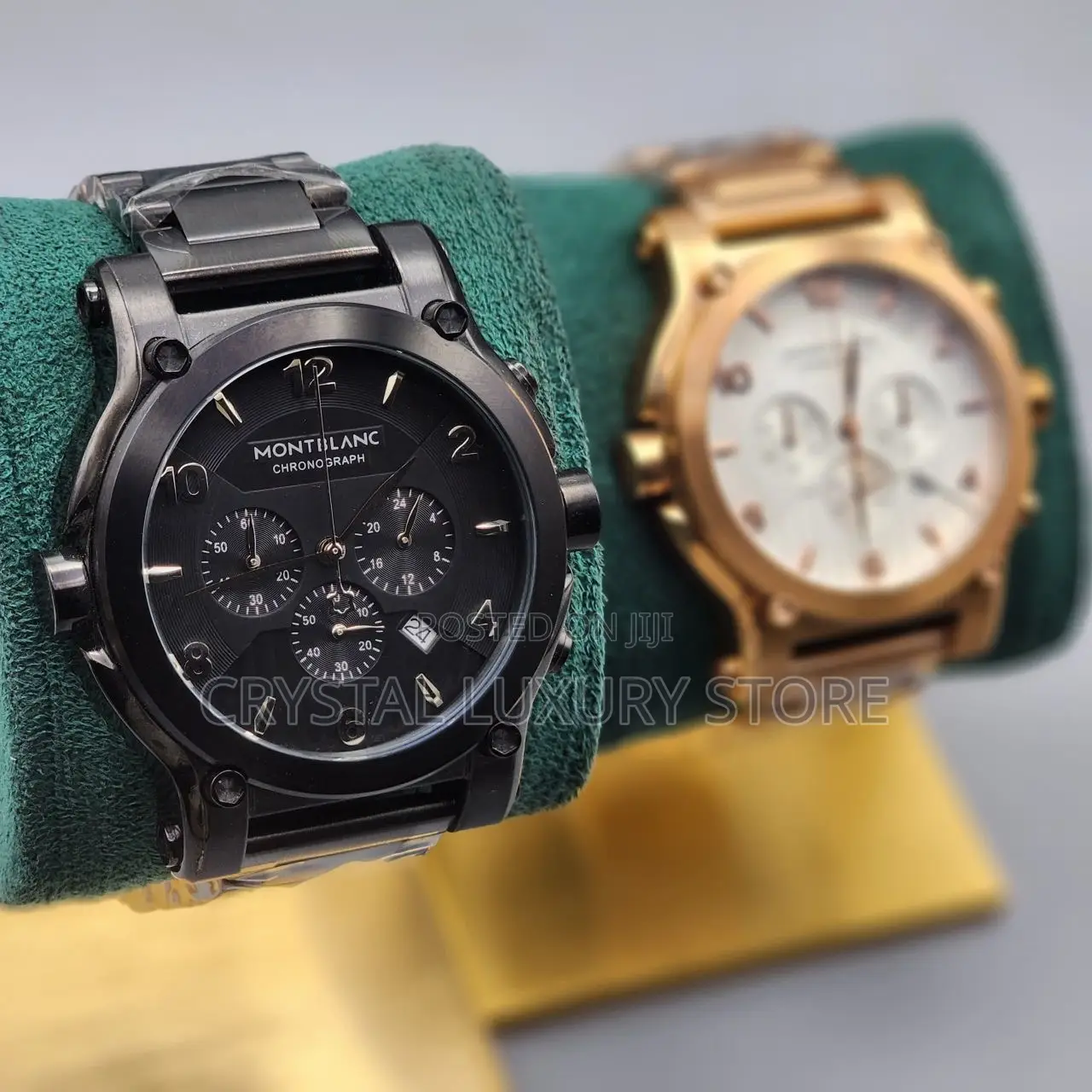 Mont Blanc Quality Luxury Men Chain Strap Wristwatch