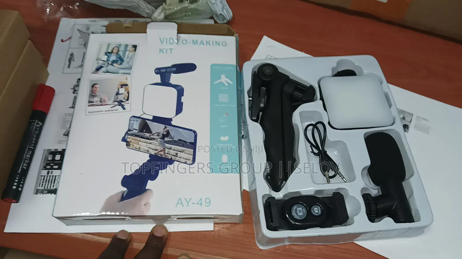 Professional Video/Vlog Making Kit With Fill Light N Remote