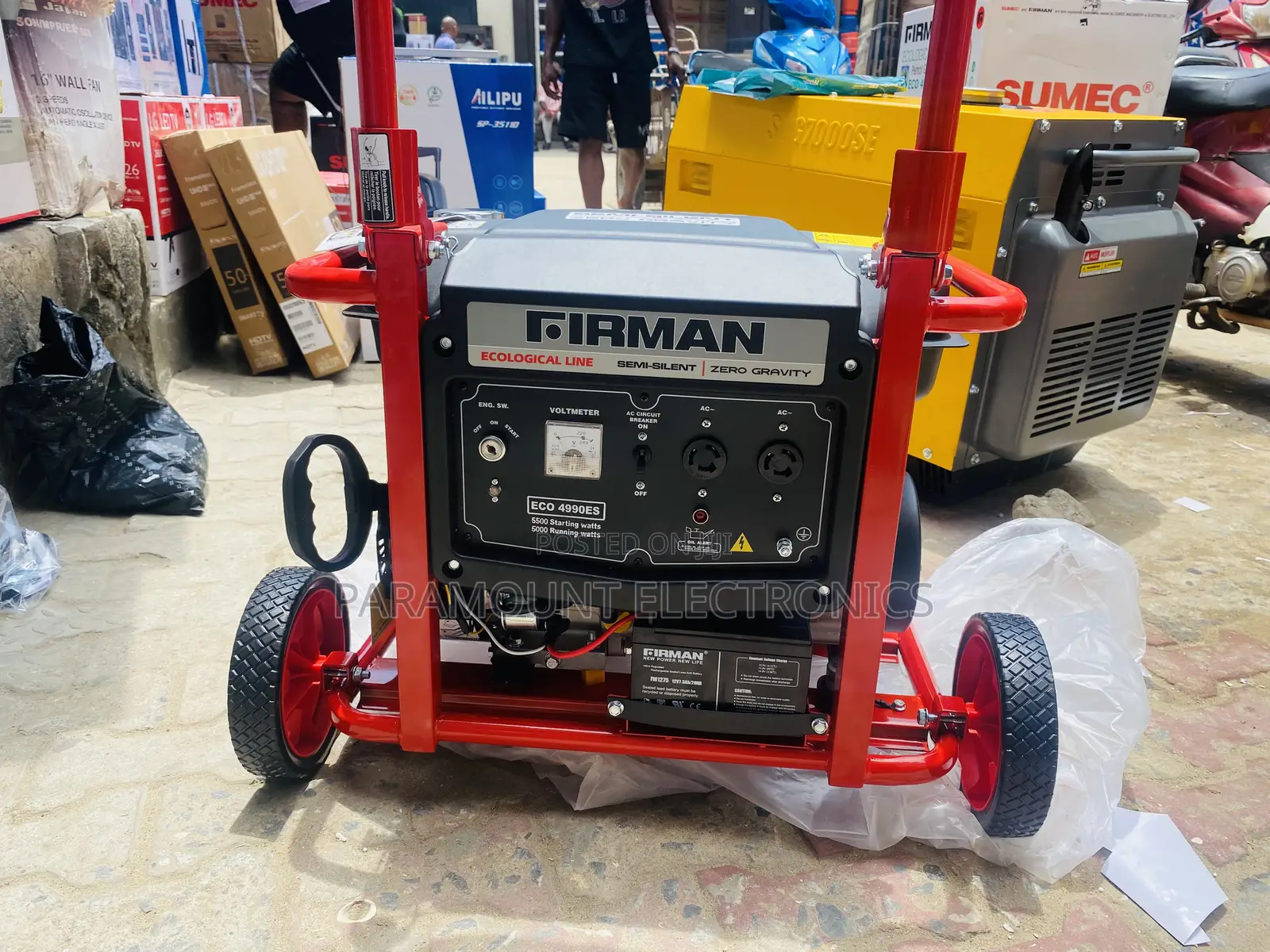 4.5kva Firman Petrol Generator.