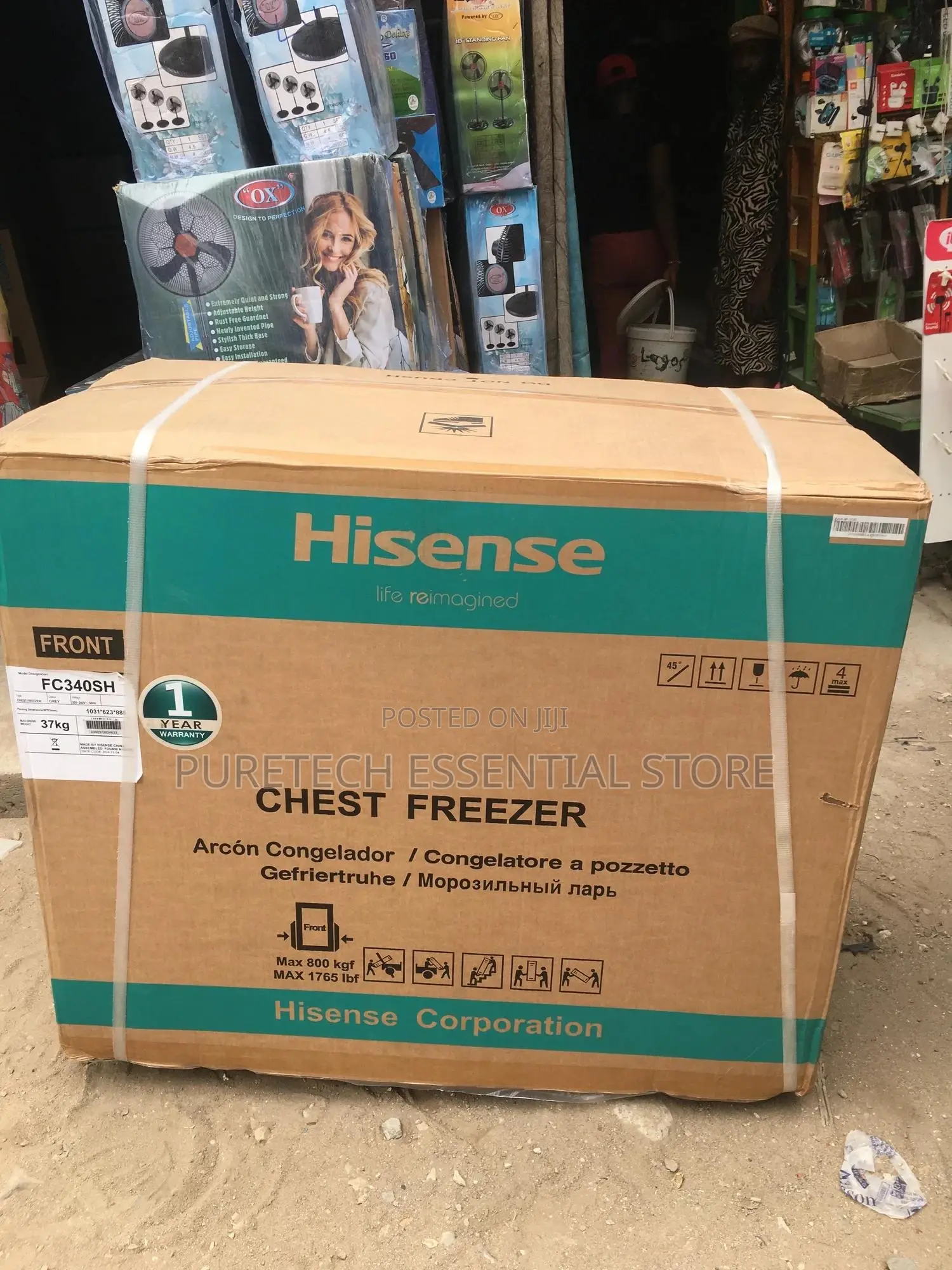 New Hisense Chest Deep Freezer 250liters Fr340sh