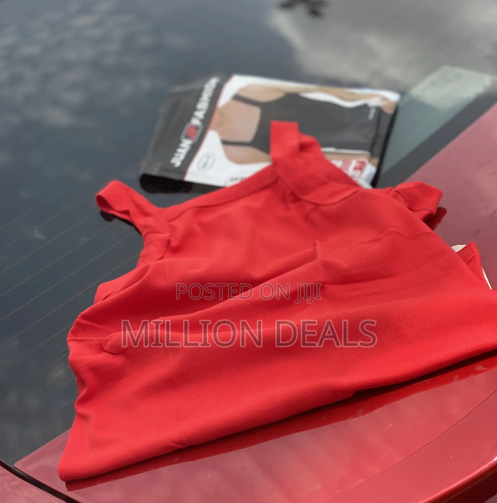 Classic Red High Fashion Men’S Red Tank Vest