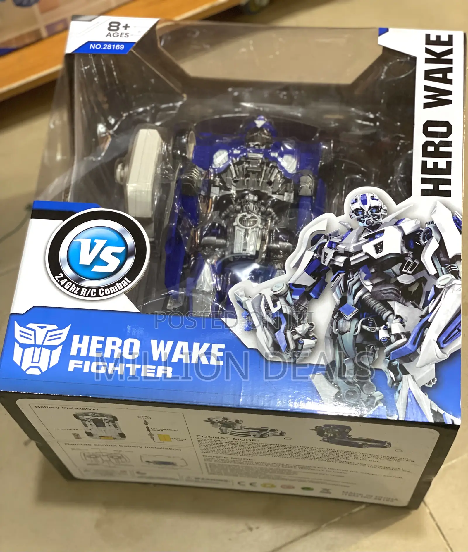 Hard Wake Hero Fighter Kids Toy Ages 8+