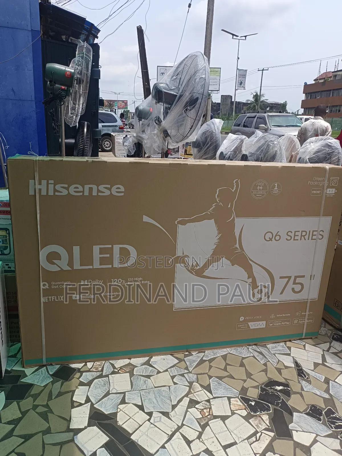 Hisense Qled Smart T.V 75"
