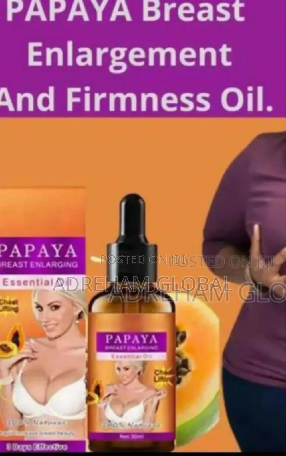 Papaya Breast Enhancement Oil