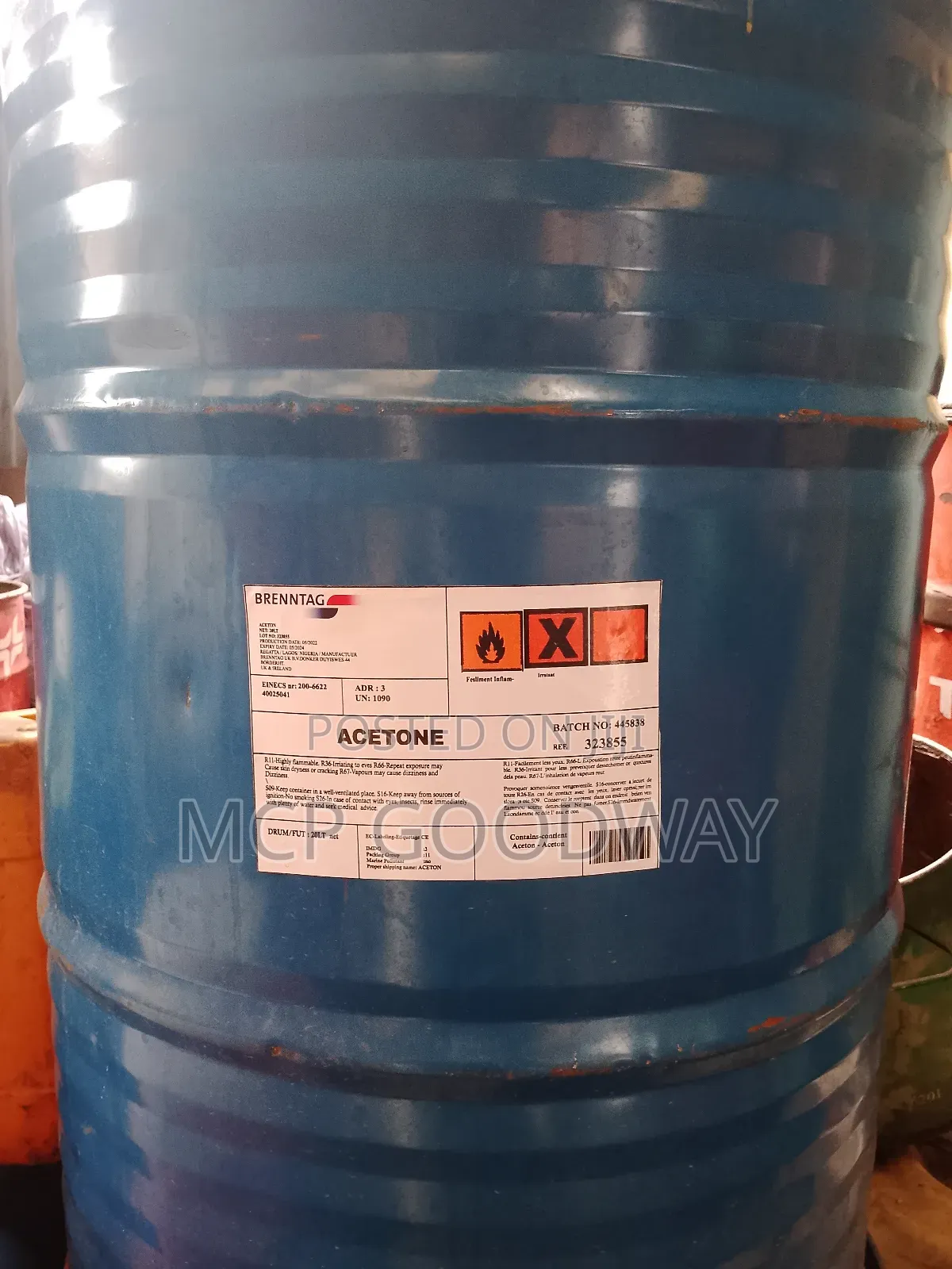 Acetone Brenntag Solvent Cleaner
