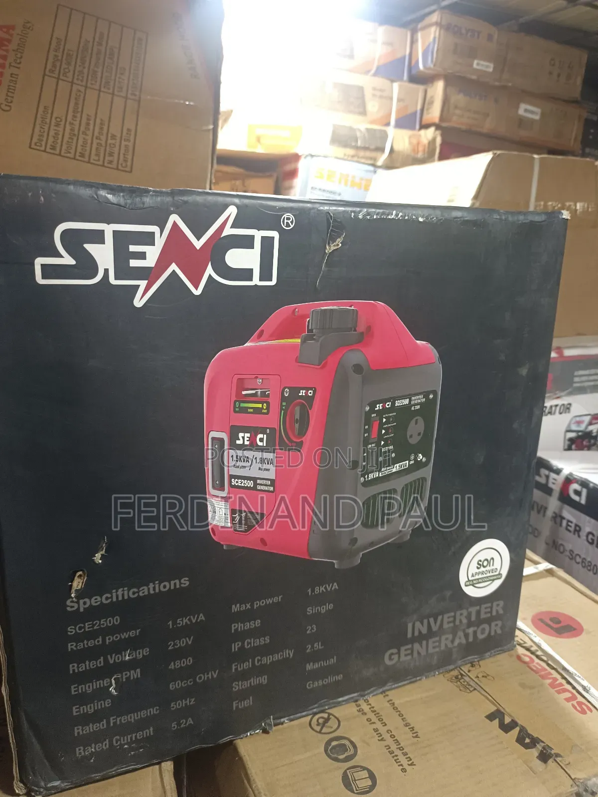 Senci Inverter Generator Sce2500