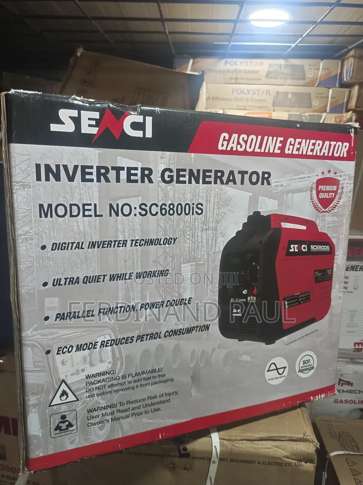Senci Inverter Generator Sc6800is