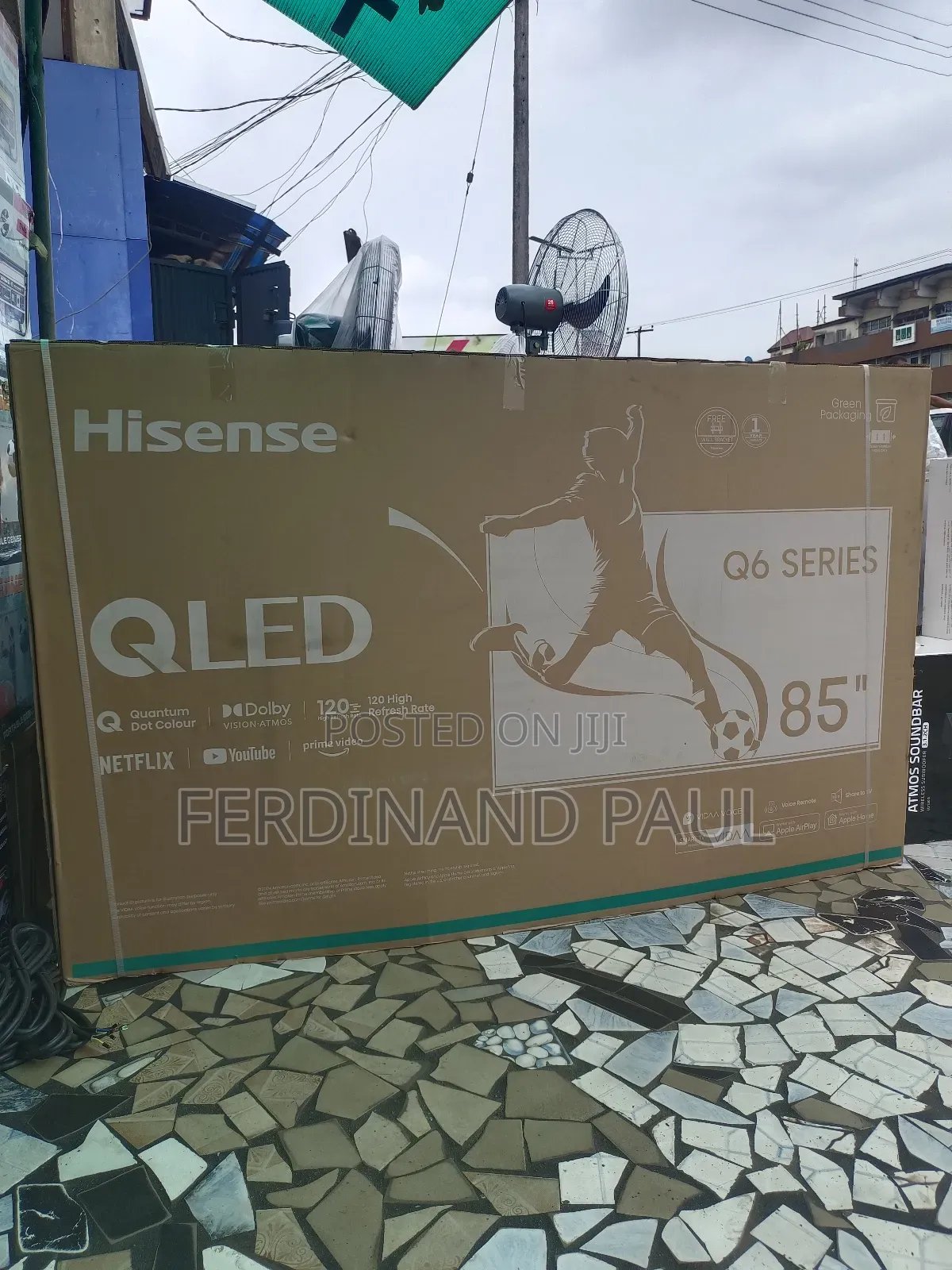Hisense Qled Smart T.V 85"